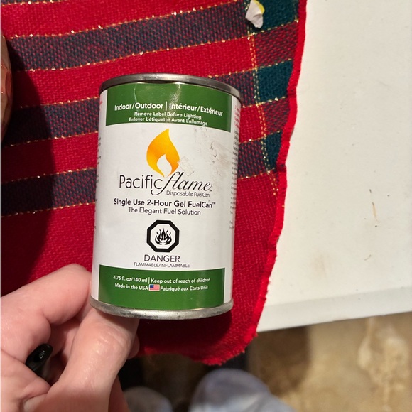 6" Ribbed Ceramic Flamepot - Picture 6 of 7